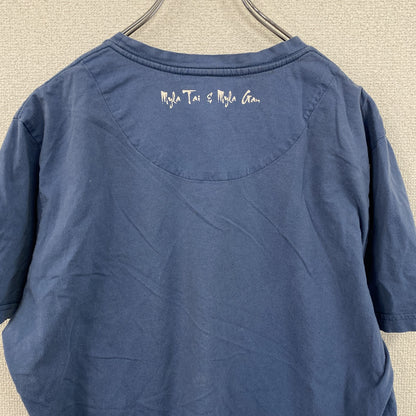 Goods of Desire　半袖プリントTシャツ　青　ブルー　Lサイズ