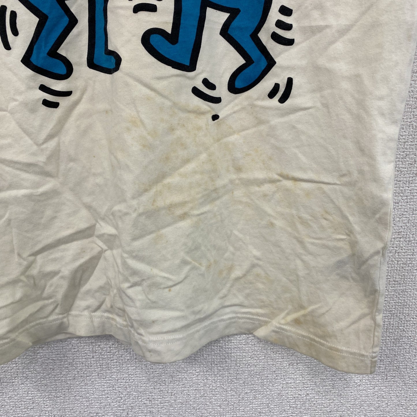 UNIQLO　ユニクロ　SPRZ NY　Keith Haring　キースへリング　半袖プリントTシャツ　白　ホワイト　Mサイズ