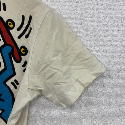 UNIQLO　ユニクロ　SPRZ NY　Keith Haring　キースへリング　半袖プリントTシャツ　白　ホワイト　Mサイズ