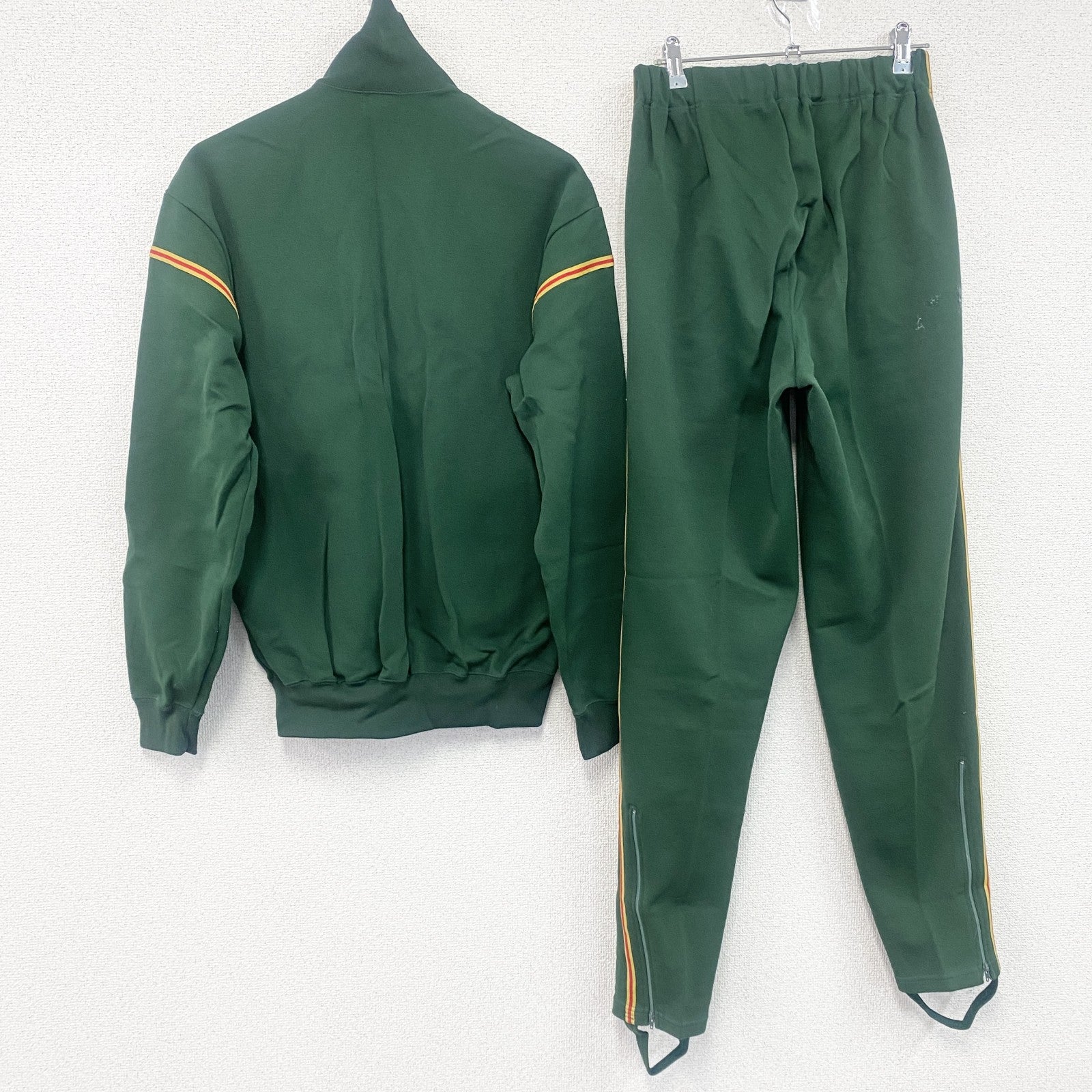 90s　Champion　チャンピオン　ジャージセットアップ　トラックジャケット　トラックパンツ　ヴィンテージ　深緑　ディープグリーン