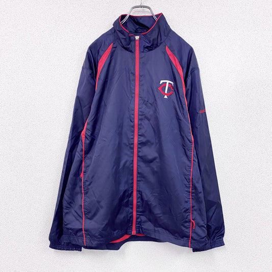 Reebok　リーボック　フルジップジャケット　紺　ネイビー　Lサイズ