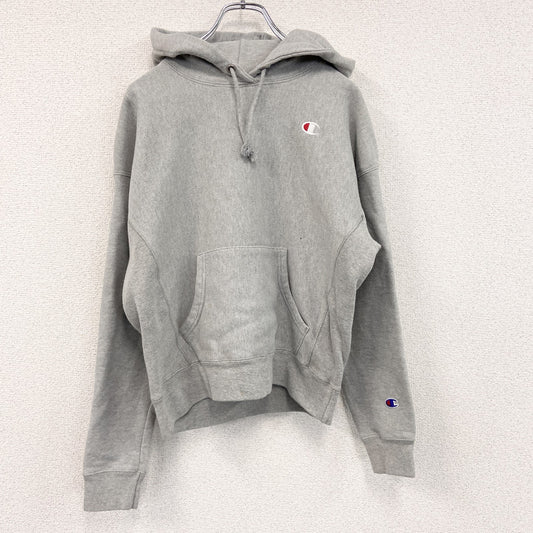 Champion　チャンピオン　リバースウィーブ　スウェットパーカー/フーディー　灰色　グレー　Mサイズ