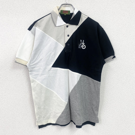 KENZO GOLF　ケンゾー　半袖ポロシャツ　刺繡ロゴ　マルチカラー　3サイズ