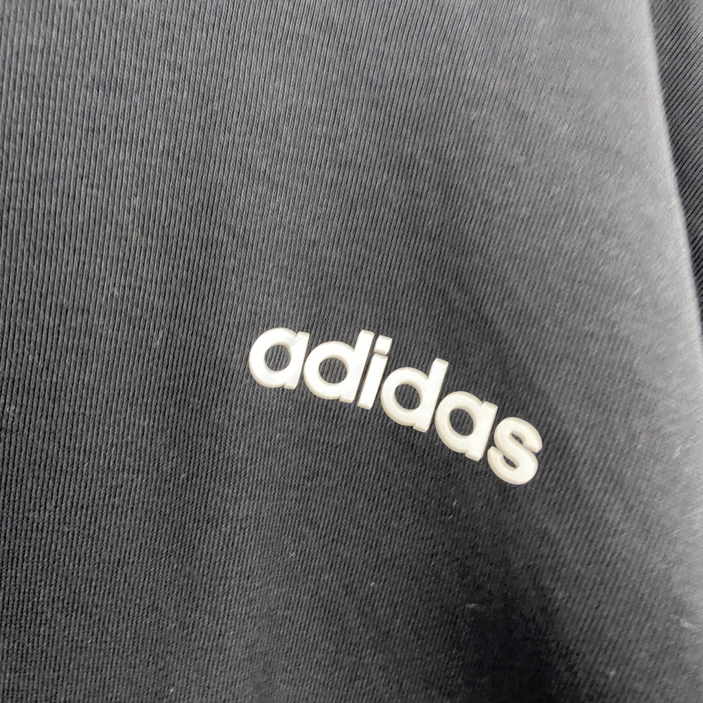 adidas　アディダス　スウェットパーカー/フーディー　黒　ブラック　XLサイズ