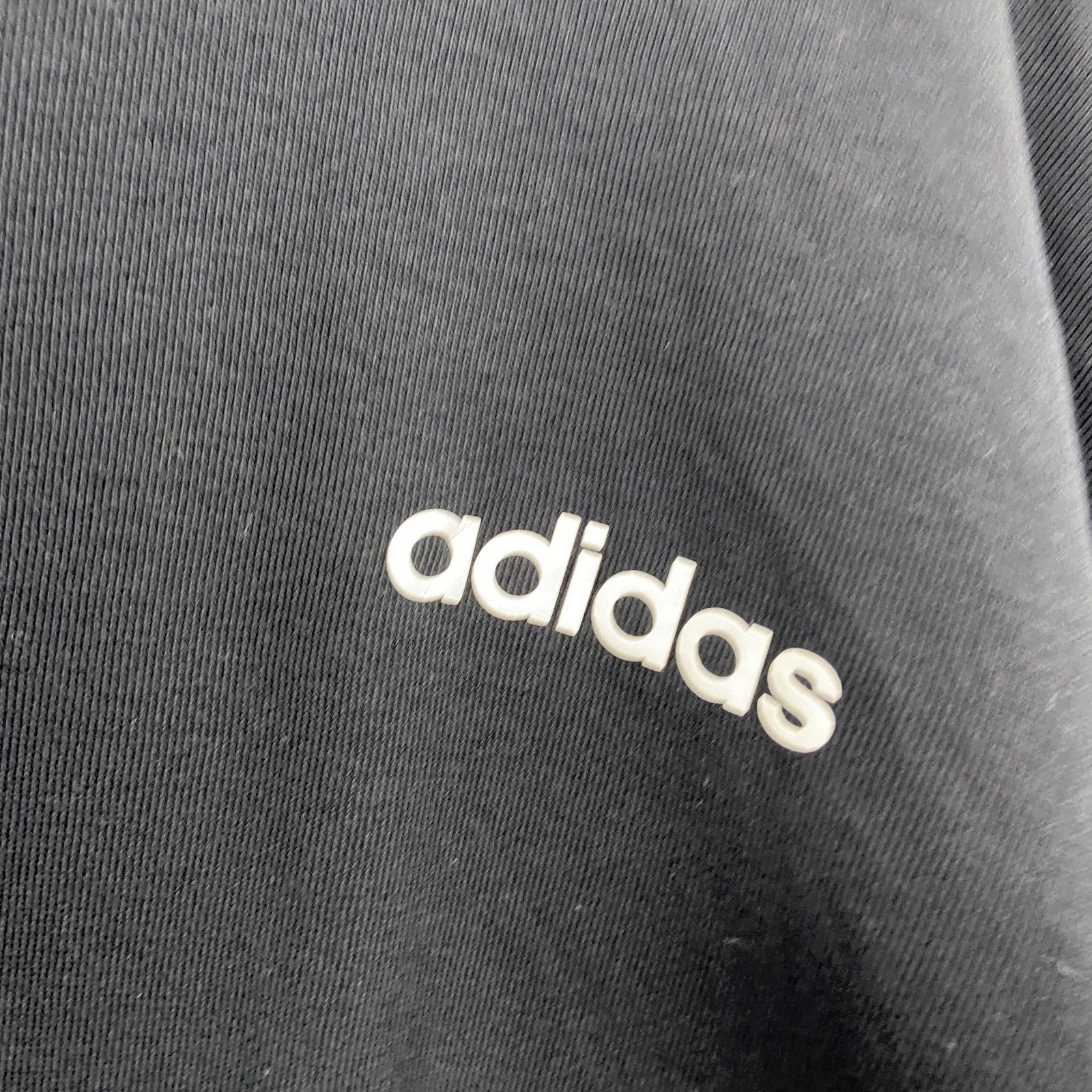 adidas　アディダス　スウェットパーカー/フーディー　黒　ブラック　XLサイズ