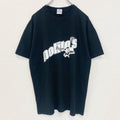 古着 used　GILDAN　ギルダン 　半袖クルーネックTシャツ　バックプリント　PIZZA　ピザ　politos　黒　Lサイズ