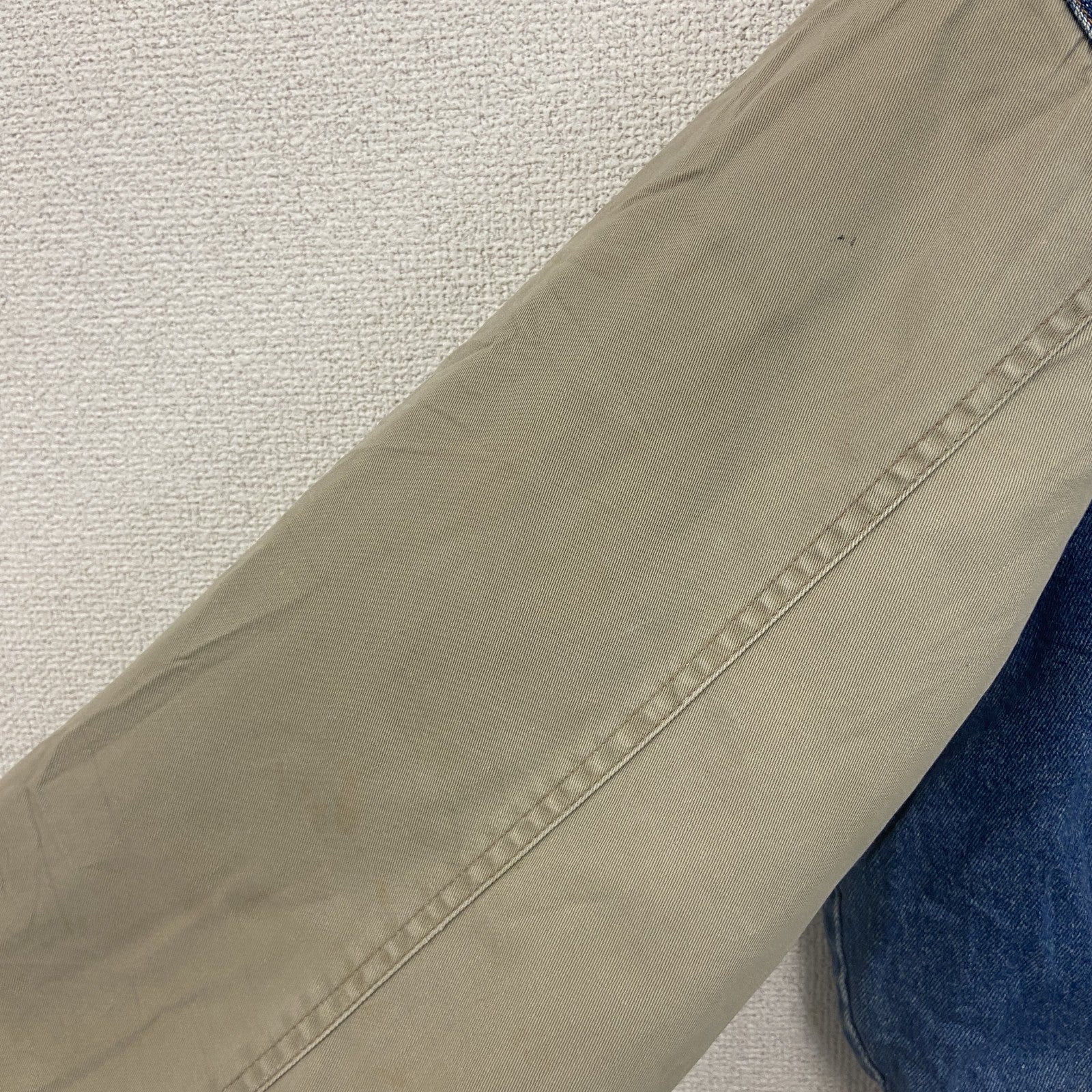 ～00s　Tri.Mountain　デニムスタジャン　ヴィンテージ　キルティングライナー　中綿入り　インディゴ　XLサイズ