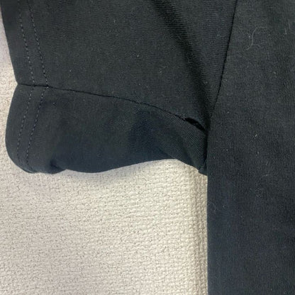 古着 used　GILDAN　ギルダン 　半袖クルーネックTシャツ　バックプリント　PIZZA　ピザ　politos　黒　Lサイズ