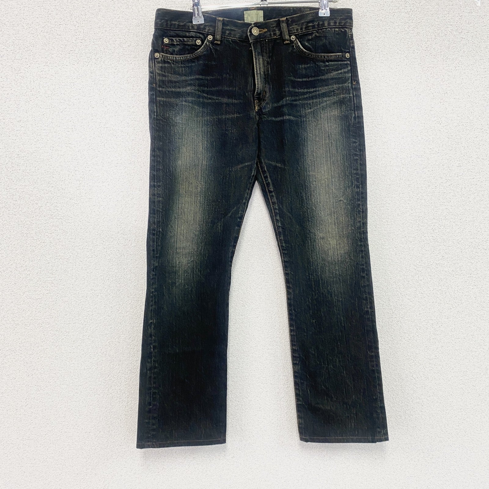 EDWIN　エドウィン　503WS　デニムパンツ/ジーンズ　ジップフライ　縦落ち　鬼ヒゲ　フェード　インディゴ　W30サイズ