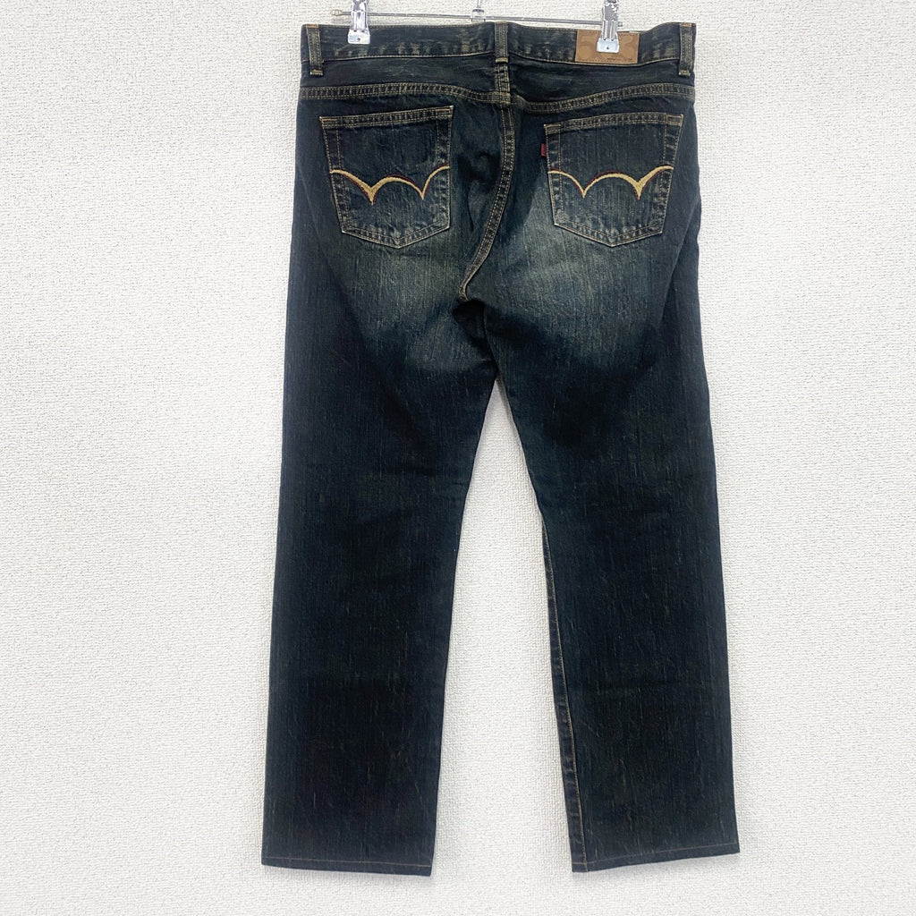 EDWIN　エドウィン　503WS　デニムパンツ/ジーンズ　ジップフライ　縦落ち　鬼ヒゲ　フェード　インディゴ　W30サイズ