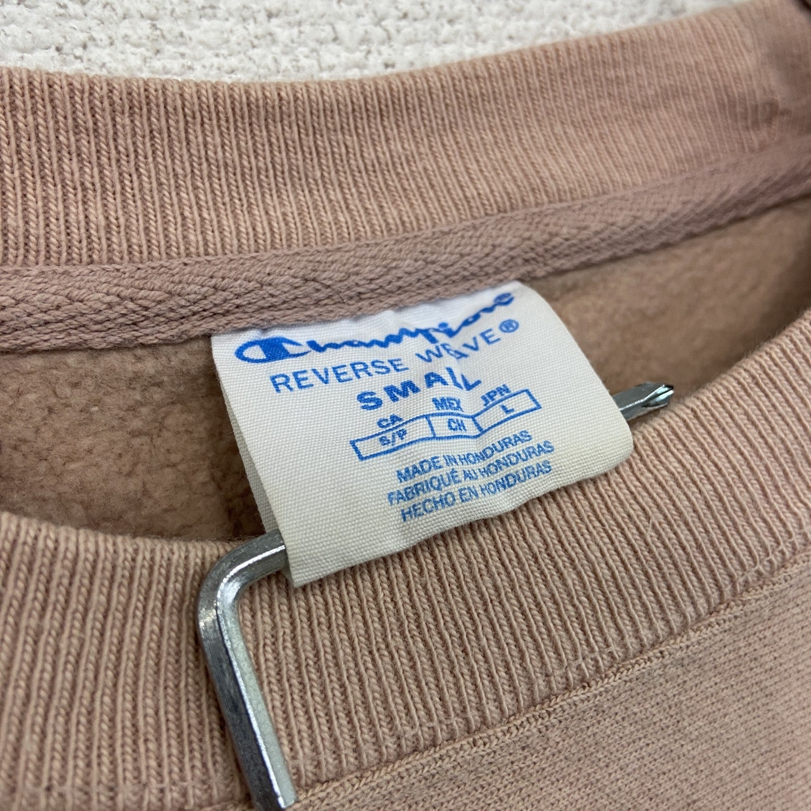 Champion　チャンピオン　リバースウィーブ　スウェット/トレーナー　ピンク　Sサイズ