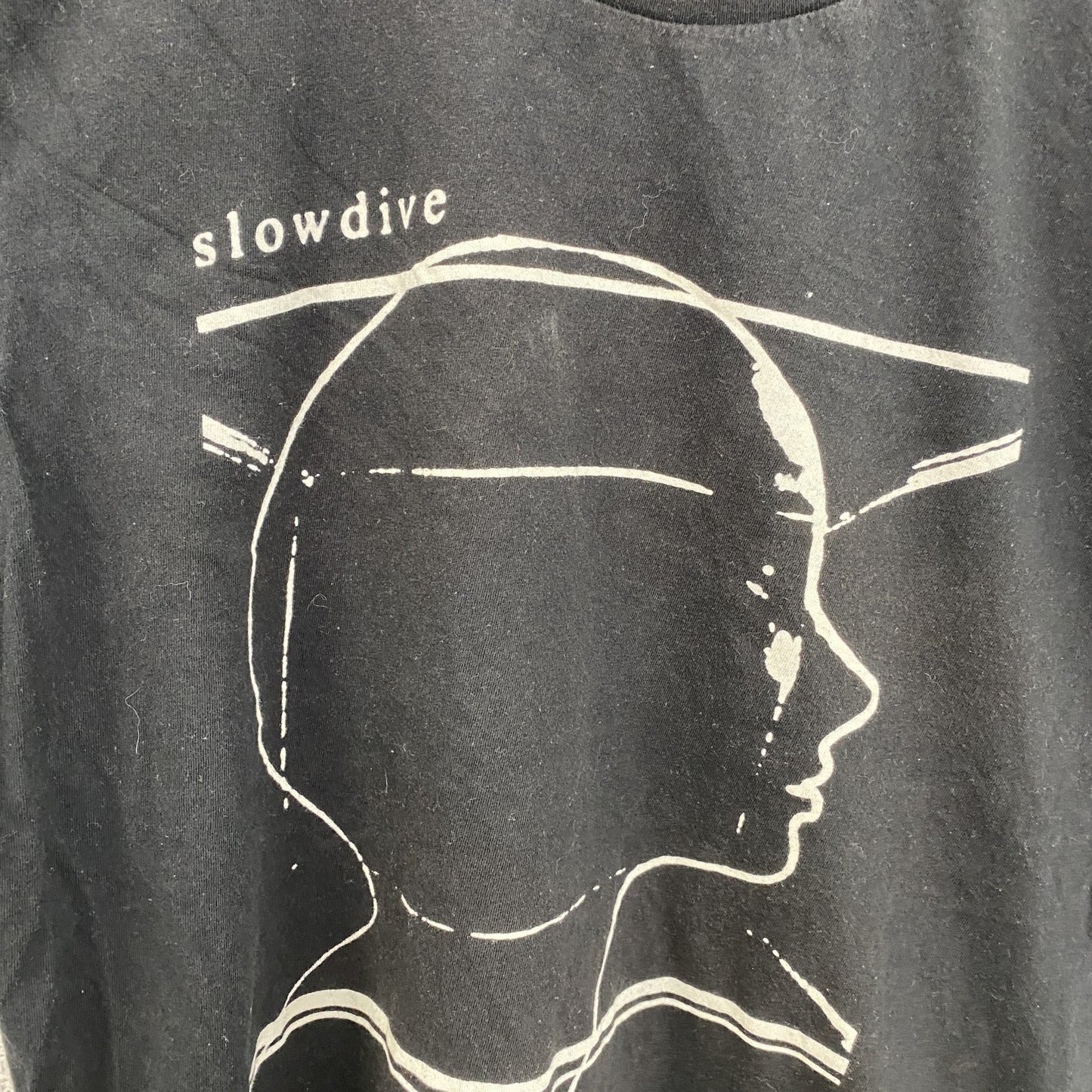 Slowdive　スロウダイヴ　半袖プリントTシャツ　バンドT　黒　ブラック　Lサイズ