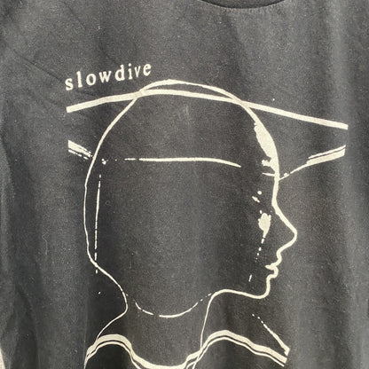 Slowdive　スロウダイヴ　半袖プリントTシャツ　バンドT　黒　ブラック　Lサイズ