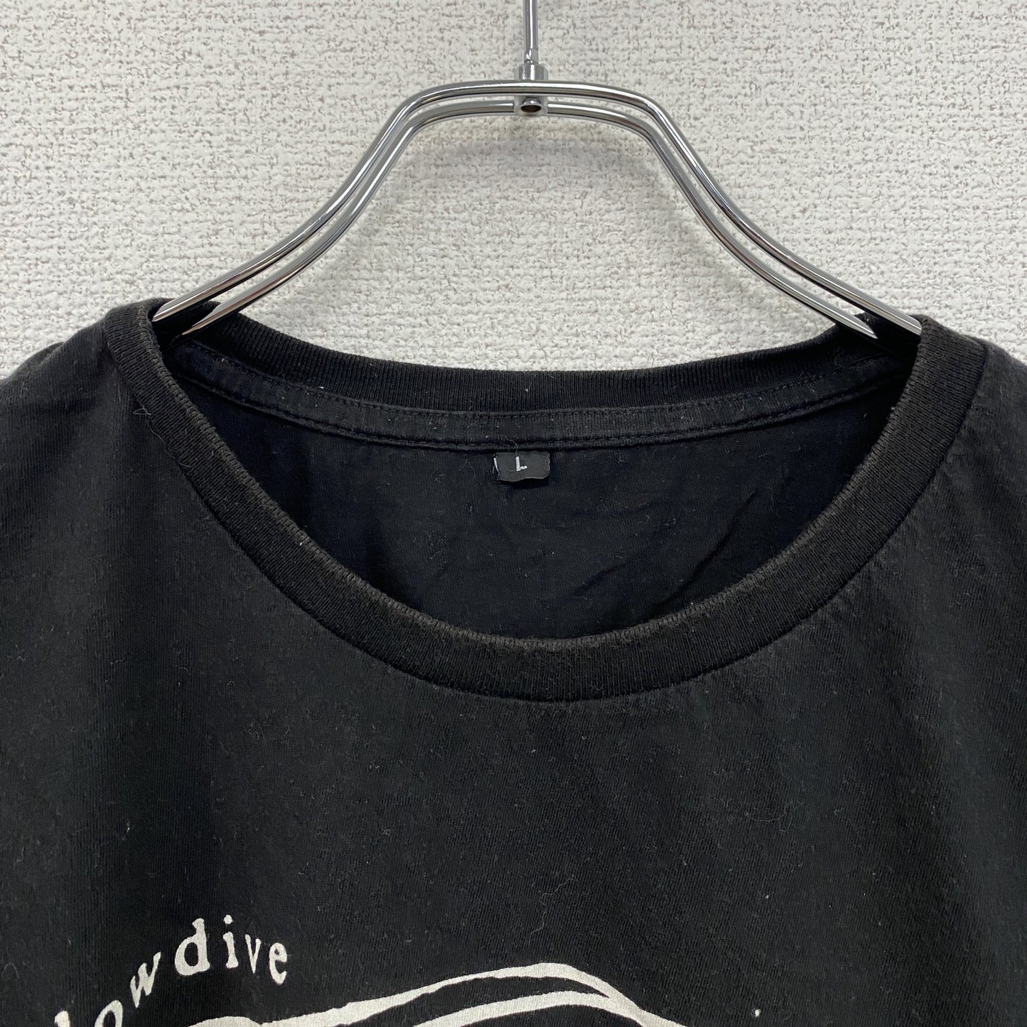 Slowdive　スロウダイヴ　半袖プリントTシャツ　バンドT　黒　ブラック　Lサイズ