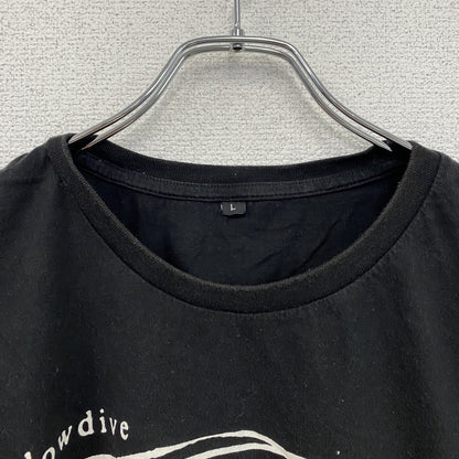 Slowdive　スロウダイヴ　半袖プリントTシャツ　バンドT　黒　ブラック　Lサイズ