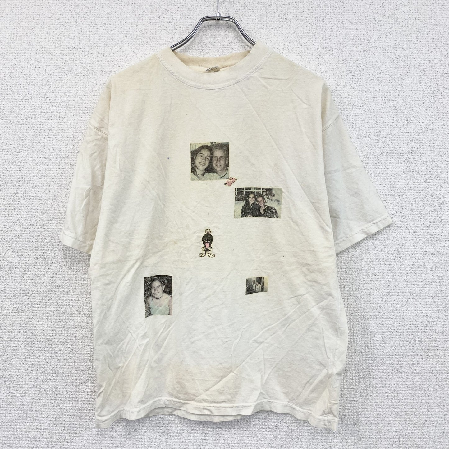 誰やねん　半袖プリントTシャツ　白　ホワイト　Lサイズ