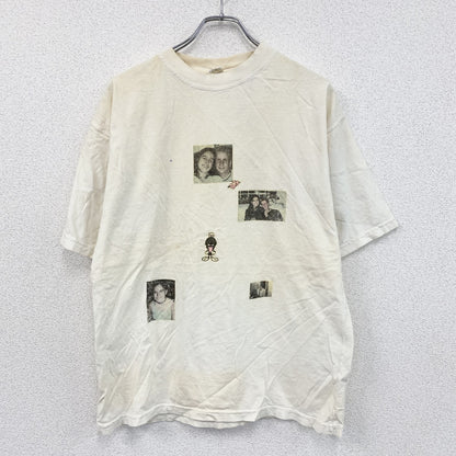 誰やねん　半袖プリントTシャツ　白　ホワイト　Lサイズ
