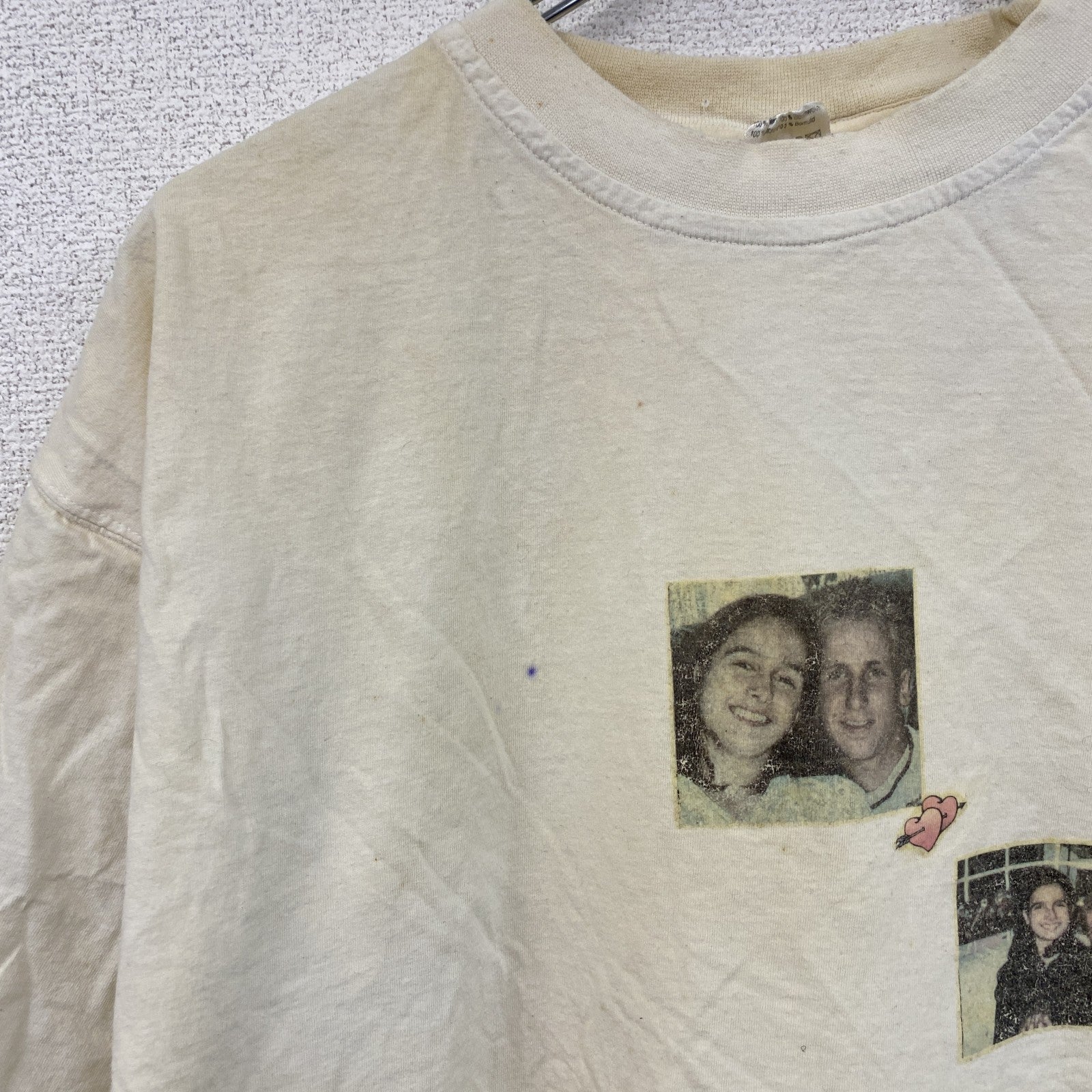 誰やねん　半袖プリントTシャツ　白　ホワイト　Lサイズ