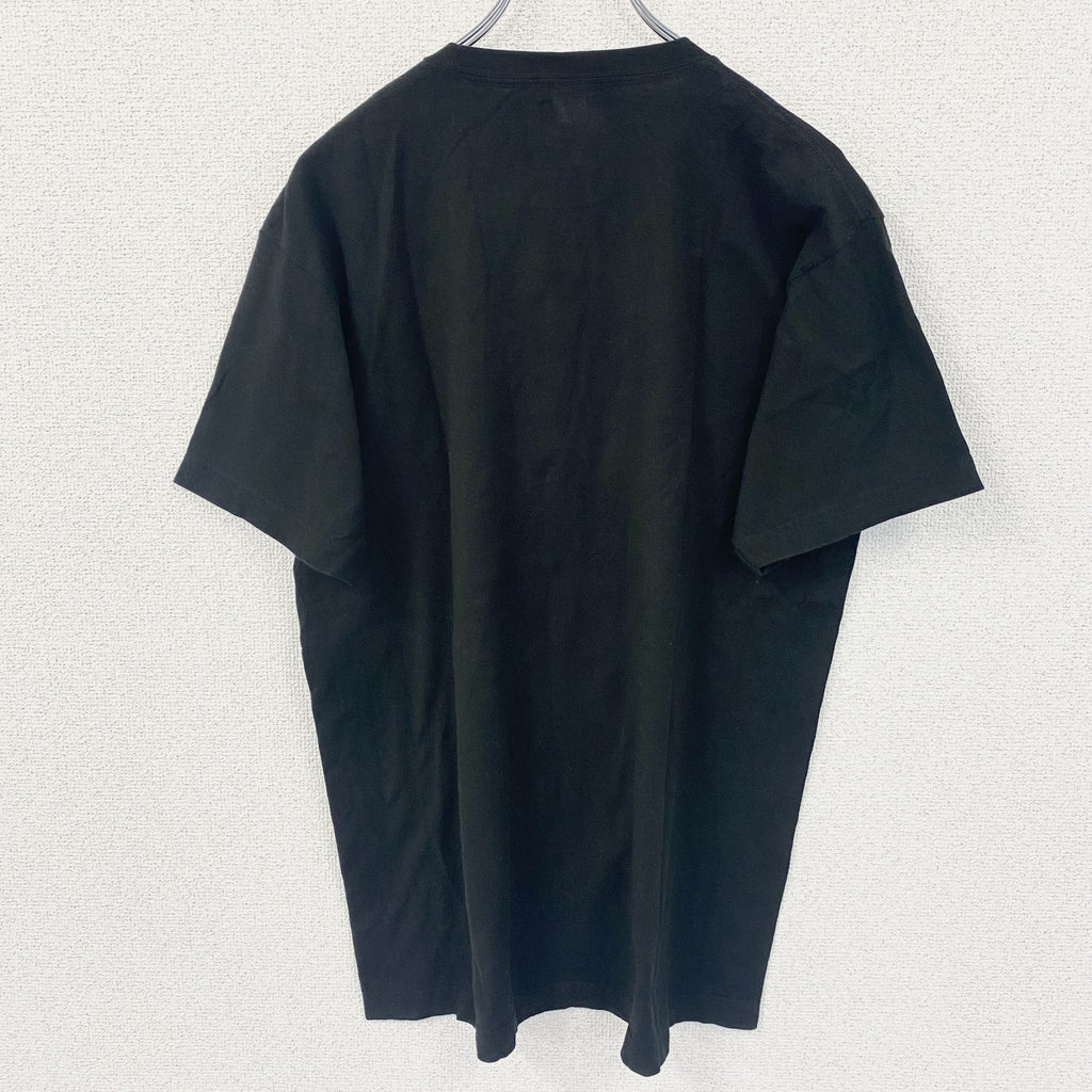 古着 used　Tultex　FORTNITE　フォートナイト　半袖プリントデザインTシャツ　キャラクター　スカル　黒　Lサイズ