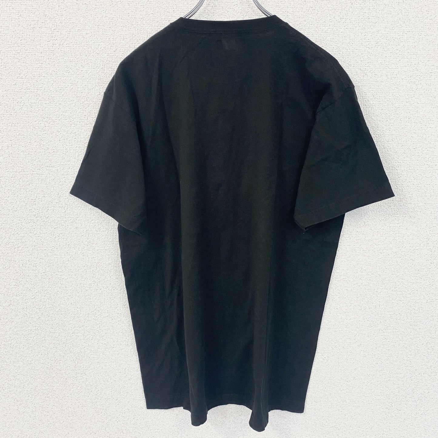 古着 used　Tultex　FORTNITE　フォートナイト　半袖プリントデザインTシャツ　キャラクター　スカル　黒　Lサイズ
