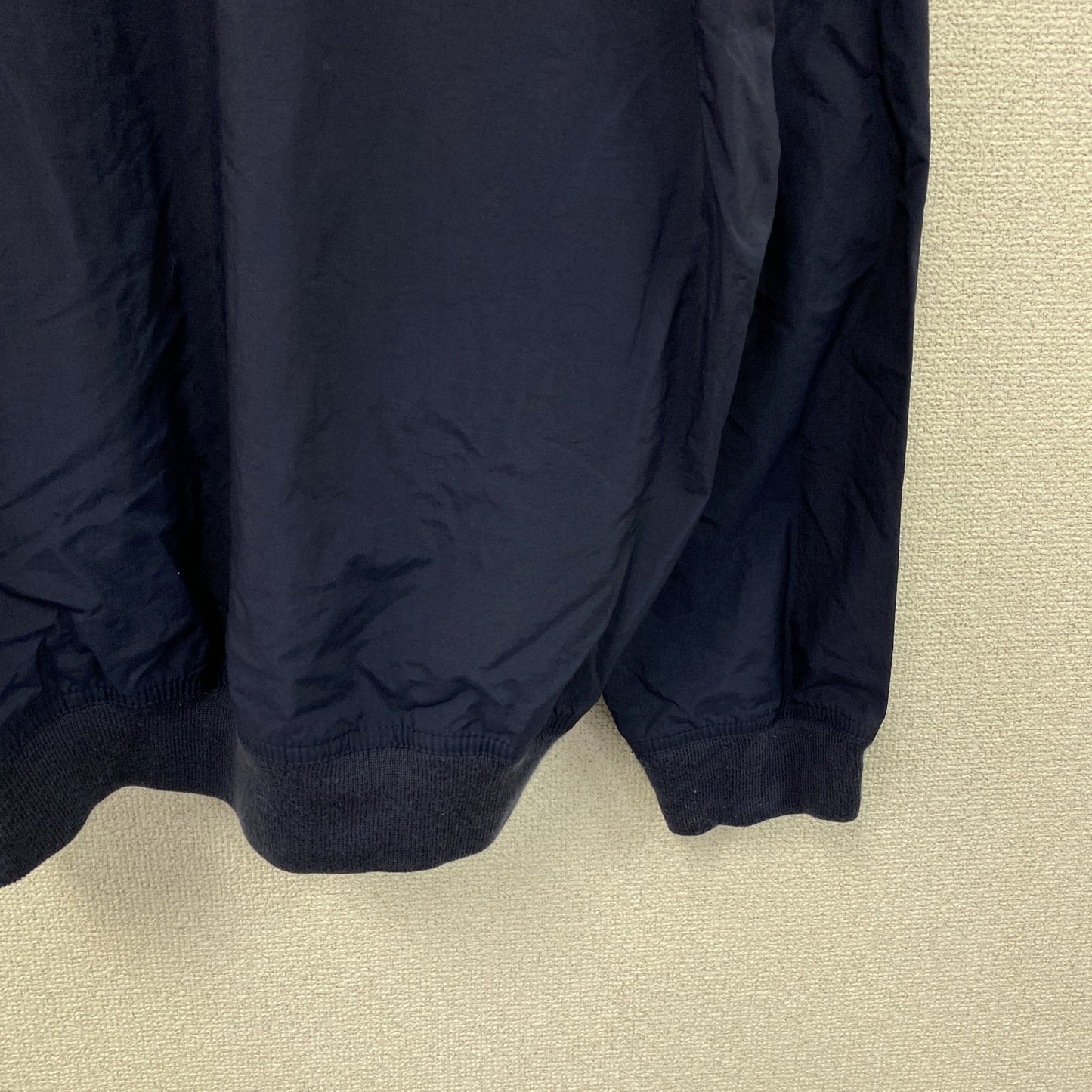 IZOD GOLF　アイゾッド　ナイロンプルオーバージャケット　刺繡ロゴ　紺　ネイビー　Lサイズ
