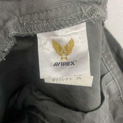 AVIREX　アヴィレックス　カーゴパンツ　ミリタリーパンツ　ジップポケット　カーキ　2XLサイズ