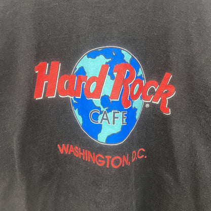 古着 used　Hard Rock Cafe ハードロックカフェ　半袖プリント柄シャツ　クルーネック　USA製　XLサイズ