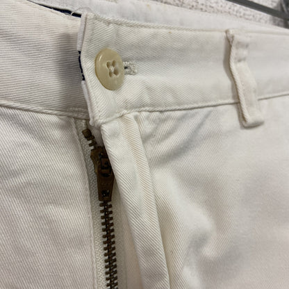 RALPH LAUREN ポロラルフローレン　ポロチノ　チノパンツ　ジップフライ　白　ホワイト　W30サイズ