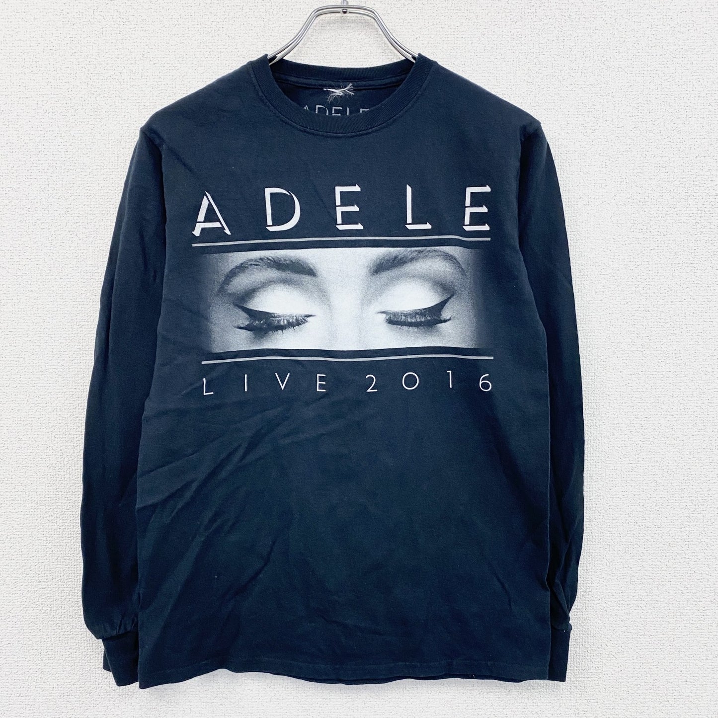 ADELE　アデル　長袖Tシャツ/ロンT　ライブT　紺　ネイビー　Sサイズ