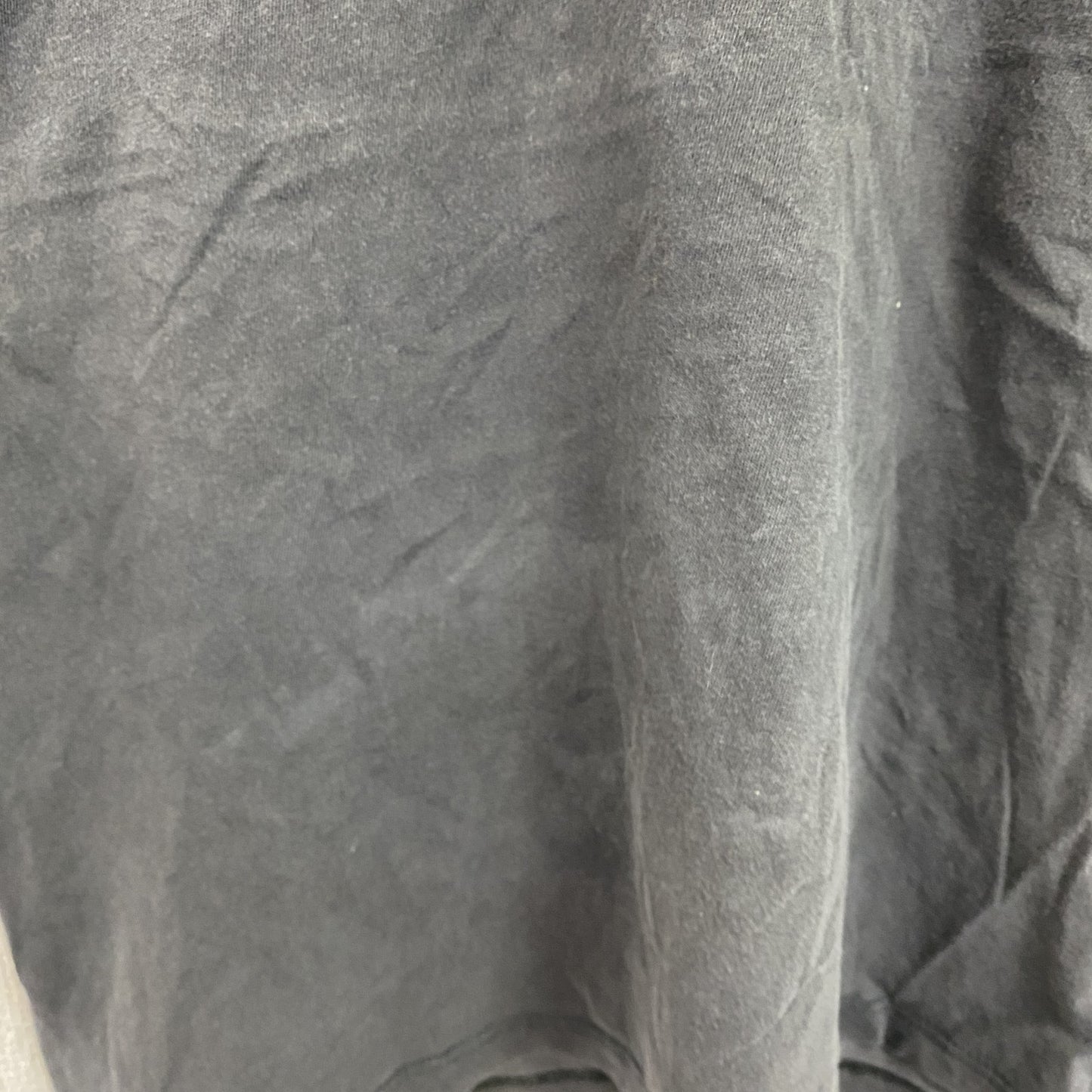 Hanes　ヘインズ　半袖プリントTシャツ　フェード　黒　ブラック