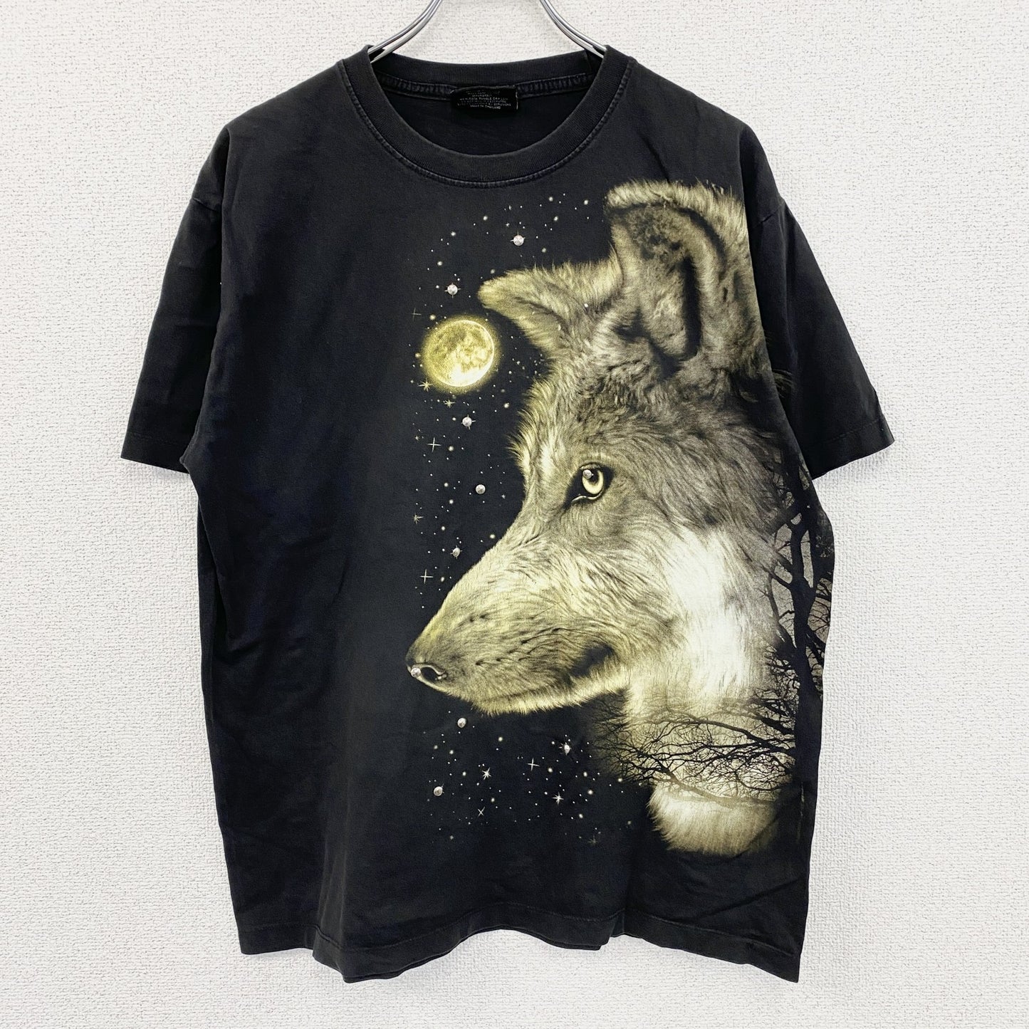 Rock Chang　ロック・チャン　半袖プリントTシャツ　黒　ブラック　Lサイズ