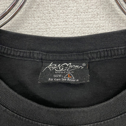 Rock Chang　ロック・チャン　半袖プリントTシャツ　黒　ブラック　Lサイズ