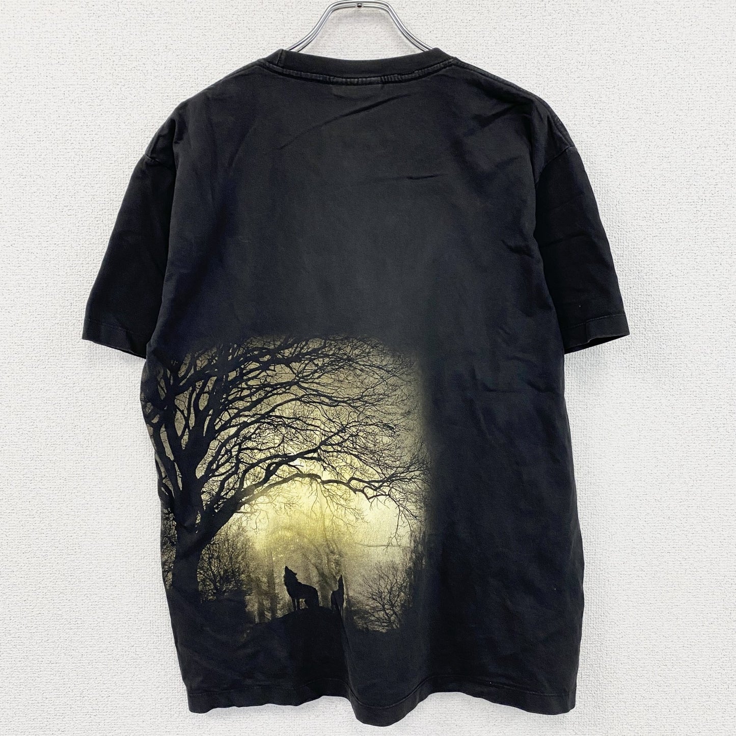 Rock Chang　ロック・チャン　半袖プリントTシャツ　黒　ブラック　Lサイズ