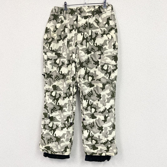 QUICKSILVER　クイックシルバー　スノーパンツ/ナイロンパンツ　迷彩柄　カモフラージュ　マルチカラー　Lサイズ