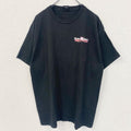 古着 used　Hanes　ヘインズ　BEEFY-T　半袖デザインTシャツ　バックプリント　豚　PIG　黒　春夏服　Lサイズ