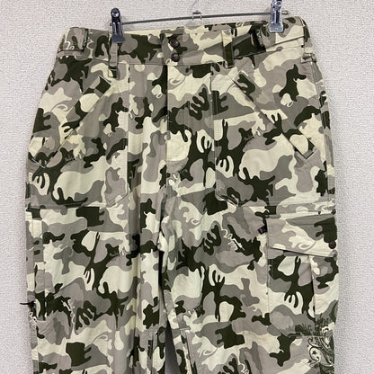 QUICKSILVER　クイックシルバー　スノーパンツ/ナイロンパンツ　迷彩柄　カモフラージュ　マルチカラー　Lサイズ