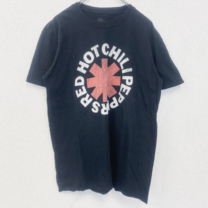 古着 used　半袖バンドプリントTシャツ バンT　音楽　レッチリ　レッドホットチリペッパー　レトロデザイン　クルーネック　Lサイズ