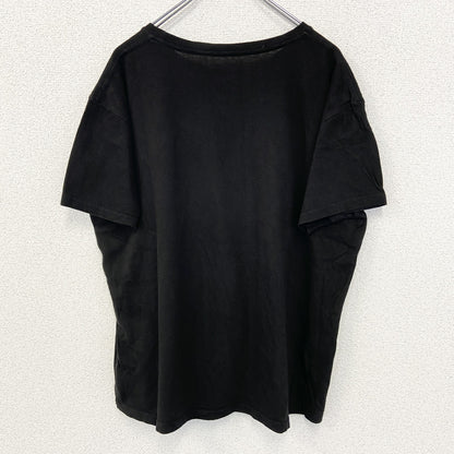 古着 used　POTETIC JUSTICE ポエティク ジャスティス　半袖ドラマプリントTシャツ　クルーネック　XLサイズ