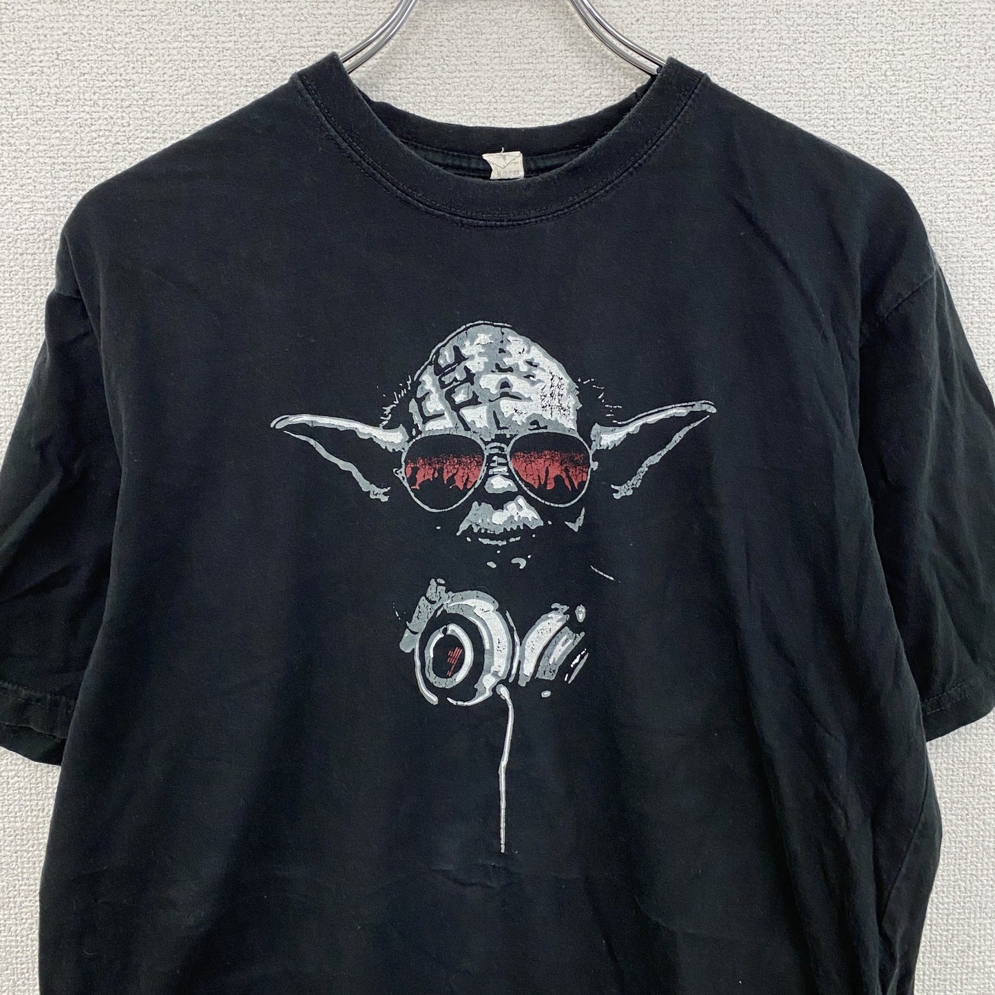 Sun＆Stripe　半袖プリントTシャツ　黒　ブラック　XLサイズ