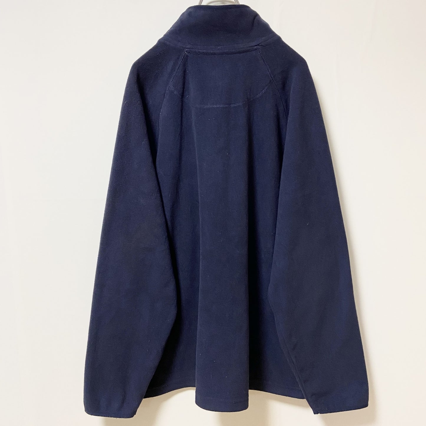 古着 used　OLDNAVY　長袖ロゴワッペンフリース　ハイネック　ネイビー　ヴィンテージ　ビッグシルエット　2XLサイズ