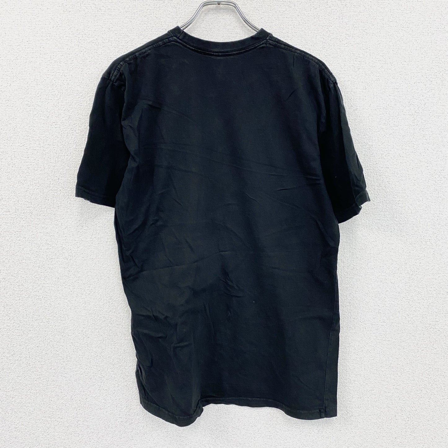 Sun＆Stripe　半袖プリントTシャツ　黒　ブラック　XLサイズ
