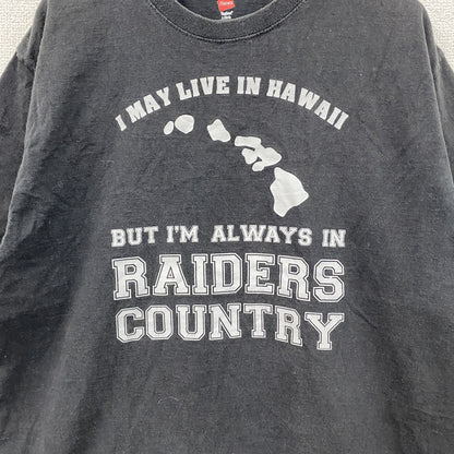 Hanes　半袖プリントTシャツ　HAWAII　黒　ブラック　Lサイズ
