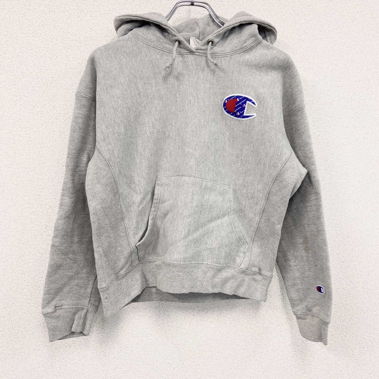 Champion　チャンピオン　リバースウィーブ　スウェットパーカー/フーディー　灰色　グレー　Mサイズ
