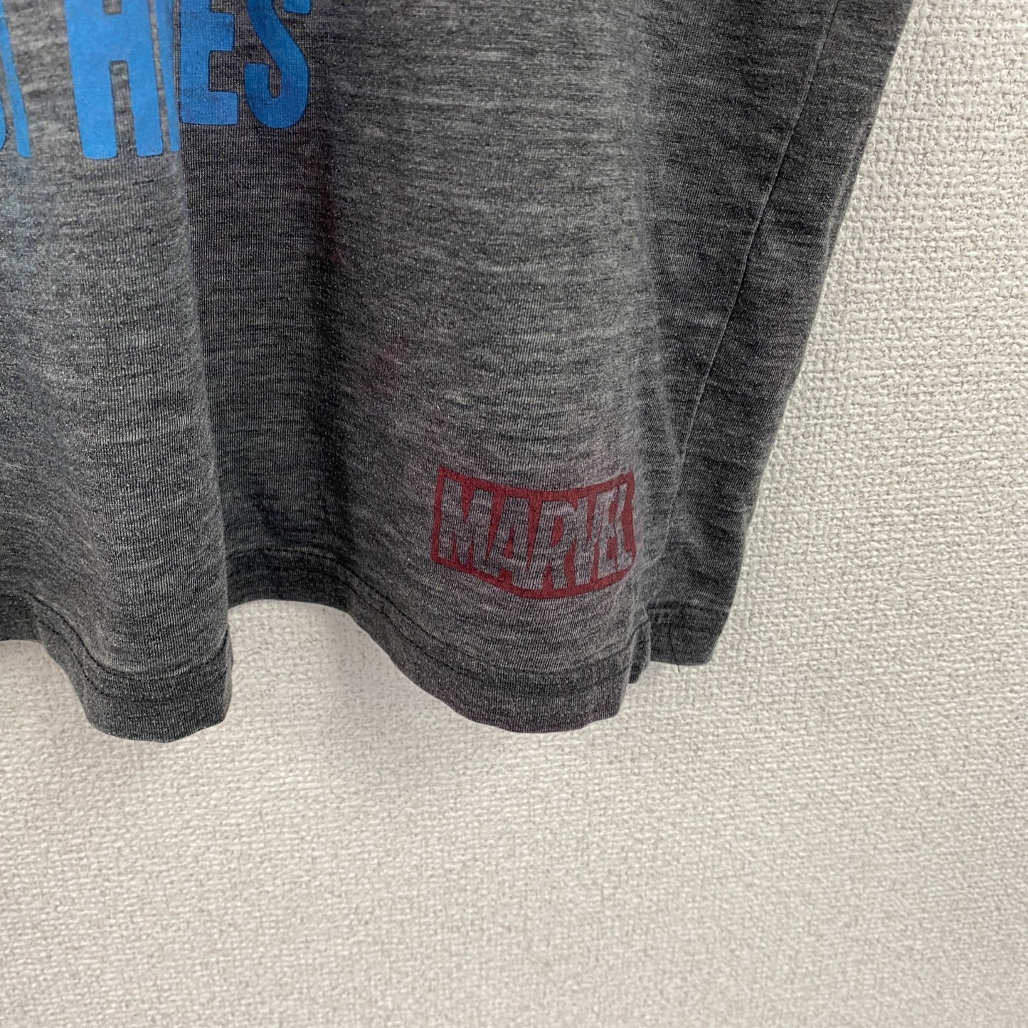 MARVEL COMICS　マーベル　半袖プリントTシャツ　灰色　グレー　2XLサイズ