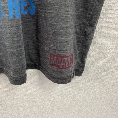 MARVEL COMICS　マーベル　半袖プリントTシャツ　灰色　グレー　2XLサイズ