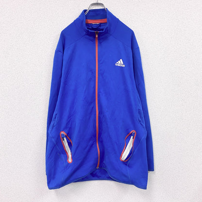 adidas　アディダス　トラックジャケット/ジャージ　パフォーマンスロゴ　青　ブルー　