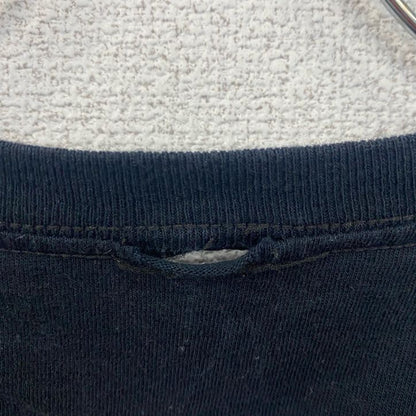 古着 used　半袖プリントデザインTシャツ　イエーガーマイスター　リキュール　クルーネック　レトロ　黒　ブラック
