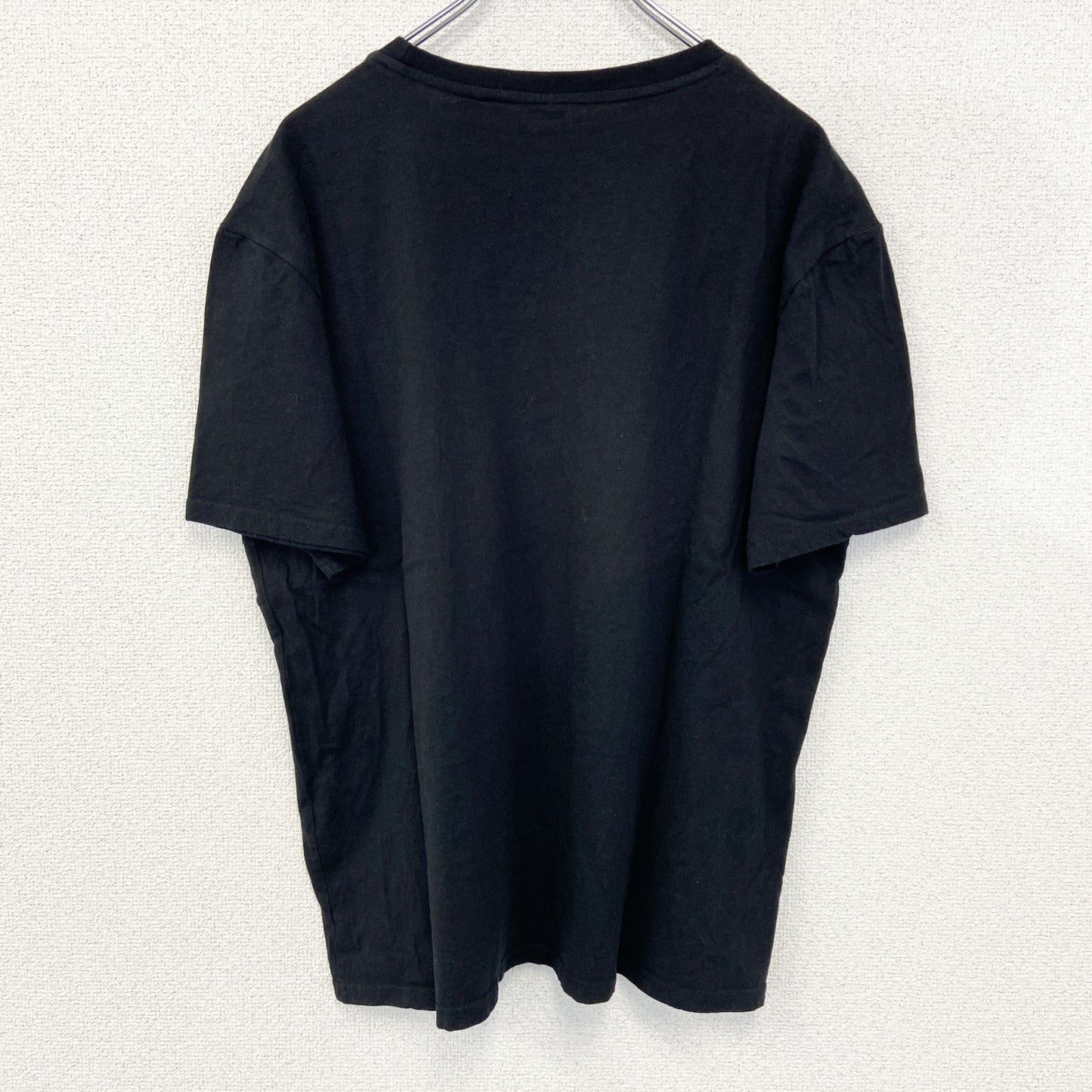古着 used　ランディ ワトソン　半袖映画プリントTシャツ　カジュアル　レトロデザイン　クルーネック　黒　ブラック　XLサイズ