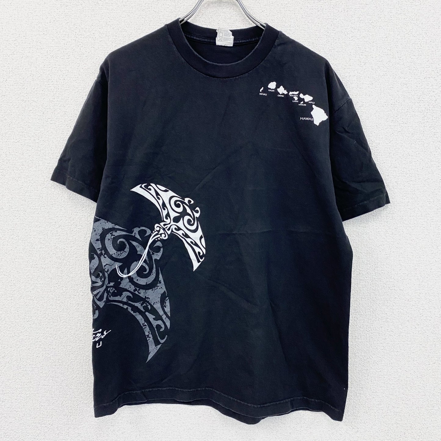 ALSTYLE APPAREL＆ACTIVEWEAR　半袖プリントTシャツ　黒　ブラック　Lサイズ
