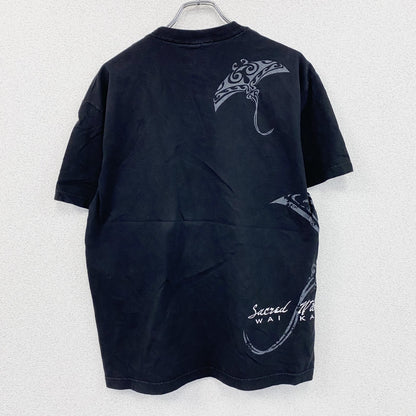 ALSTYLE APPAREL＆ACTIVEWEAR　半袖プリントTシャツ　黒　ブラック　Lサイズ